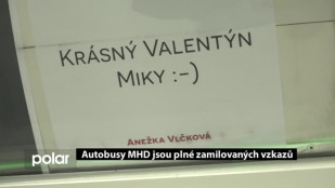 Autobusy MHD jsou plné zamilovaných vzkazů