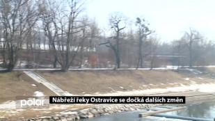 Nábřeží řeky Ostravice v centru Ostravy se dočká dalších změn