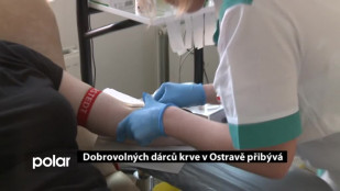 Dobrovolných dárců krve v Ostravě přibývá