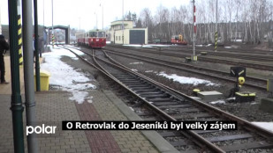 O Retrovlak do Jeseníků byl velký zájem