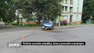 Policie ocenila mladíka, který pomohl zraněným