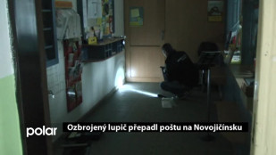 Ozbrojený lupič přepadl poštu na Novojičínsku