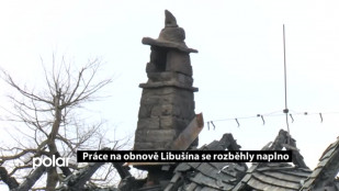 Práce na obnově Libušína se rozběhly naplno