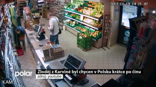 Zloděj z Karviné byl chycen v Polsku krátce po činu