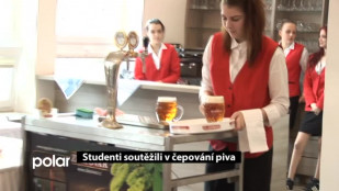 ​Studenti soutěžili v čepování piva