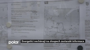 Energetici nechávají na sloupech zastaralé informace