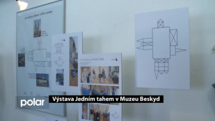 Výstava Jedním tahem v Muzeu Beskyd ve F-M