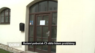 Rušení poboček ČS dělá lidem problémy