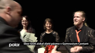 Sbor GOA získal zlaté pásmo v Gymnasium Cantant