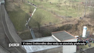 V rámci Světového dne vody se otevřely přehrady