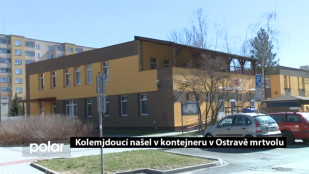 Kolemjdoucí našel v kontejneru v Ostravě mrtvolu