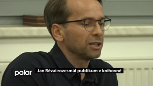 Jan Révai rozesmál publikum v knihovně