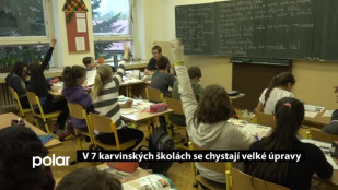 V sedmi karvinských školách se chystají velké úpravy