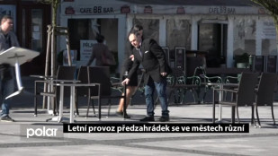 Letní provoz předzahrádek se ve městech různí