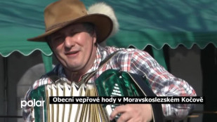 Obecní vepřové hody v Moravskoslezském Kočově