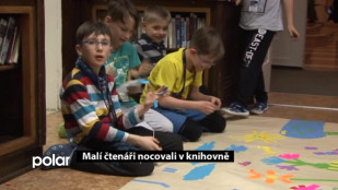 ​Malí čtenáři nocovali v knihovně