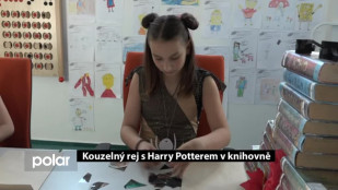 Kouzelnický rej s Harry Potterem v knihovně