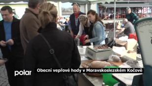 Obecní vepřové hody v Moravskoslezském Kočově