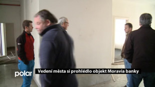 Vedení Frýdku-Místku si prohlédlo objekt Moravia banky