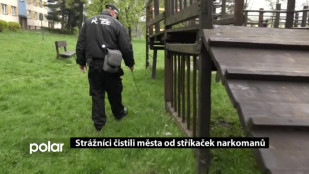 Strážníci čistili města od stříkaček narkomanů