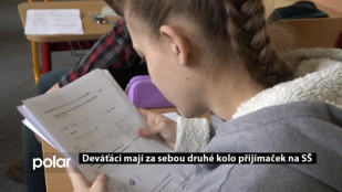 Deváťáci mají za sebou druhé kolo přijímaček na SŠ