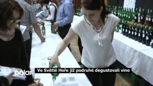 Ve Světlé Hoře podruhé degustovali víno