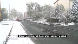 Opravy silnic ve F-M probíhají i přes rozmary počasí