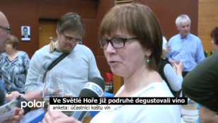 Ve Světlé Hoře již podruhé degustovali víno