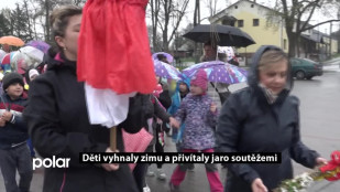 Děti vyhnaly zimu a přivítaly jaro soutěžemi