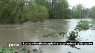 Lučina v Havířově zaplavila rozestavěnou cyklostezku