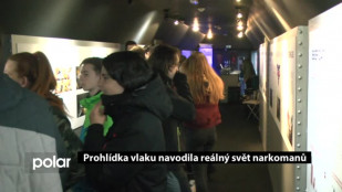 Prohlídka vlaku navodila reálný svět narkomanů