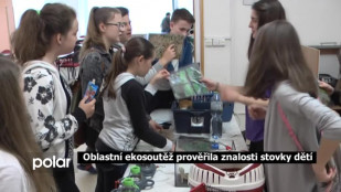 Oblastní ekosoutěž prověřila znalosti stovky dětí