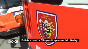 Policie a hasiči v NJ vyrazili s prevencí do školky