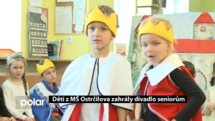 Děti z MŠ Ostrčilova zahrály divadlo pro seniory