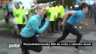 Moravskoberounský Běh do vrchu s rekordní účastí