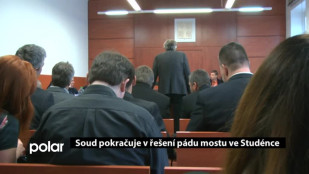 Soud pokračuje v řešení pádu mostu ve Studénce