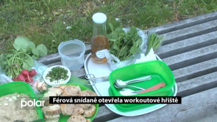 Férová snídaně otevřela workoutové hřiště