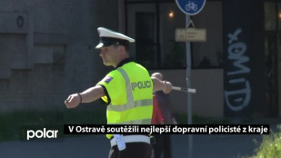 V Ostravě soutěžili nejlepší dopravní policisté z kraje