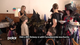 Děti z MŠ Dolany si užili Čarodějnické mecheche