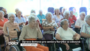 Oprava domova pro seniory Korýtko se odsouvá