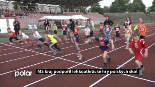 MS kraj podpořil lehkoatletické hry polských škol