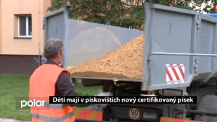 Děti z F-M mají v pískovištích nový cetifikovaný písek