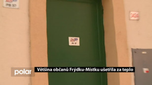 Většina občanů Frýdku-Místku ušetřila za teplo