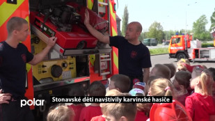 Stonavské děti navštívily karvinské hasiče