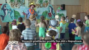 Stonavští předškoláci prožily Den dětí s Hopsalínem