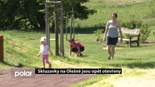 Skluzavky na Olešné jsou opět otevřeny