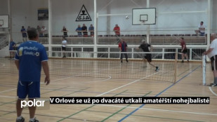 V Orlové se už po dvacáté utkali amatérští nohejbalisté