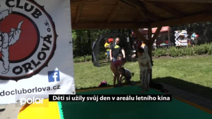 Děti si užily svůj den v areálu letního kina