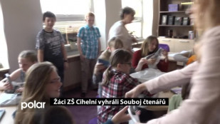 Žáci ZŠ Cihelní vyhráli celostátní Souboj čtenářů