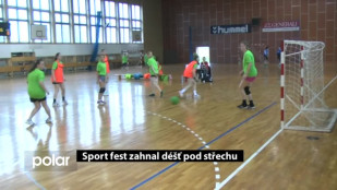 Sport fest zahnal déšť pod střechu